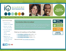 Tablet Screenshot of iqacademy.com